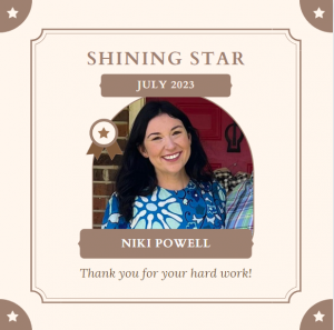 Photo of shining star winner