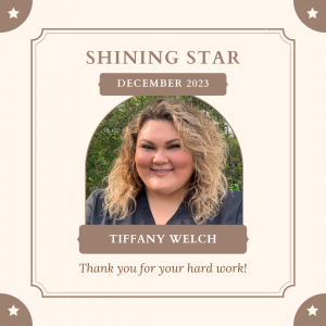 Photo of shining star winner